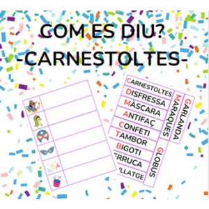 COM ES DIU? - CARNESTOLTES