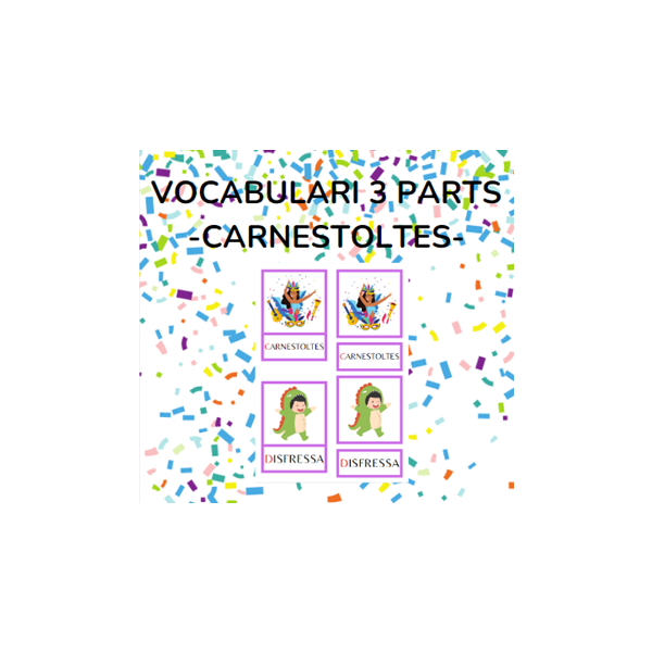 Vocabulari 3 parts - CARNESTOLTES