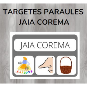 Targetes paraules JAIA COREMA