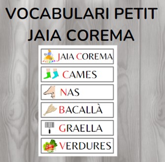 Vocabulari petit JAIA COREMA