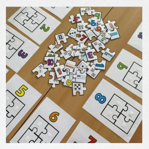 Trencaclosques numeració 1-10