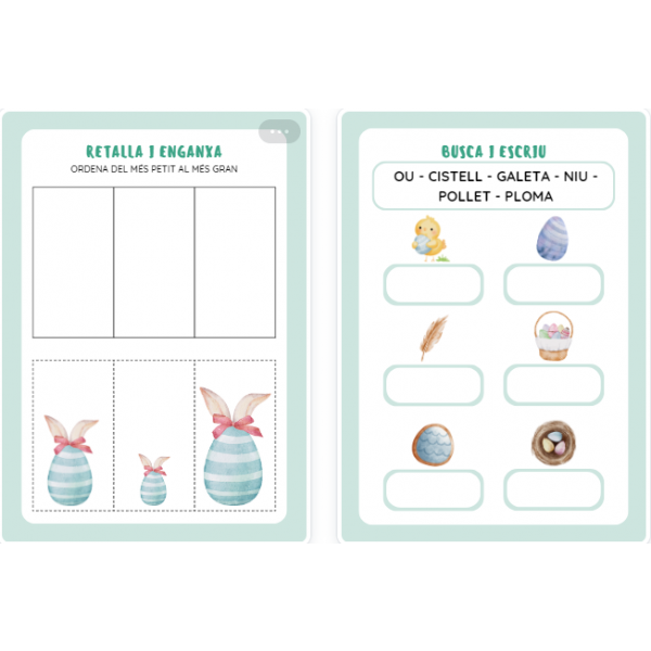 LLIBRE D'ACTIVITATS DE PASQUA