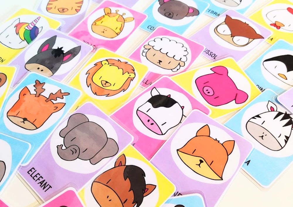 Flashcards d'animals