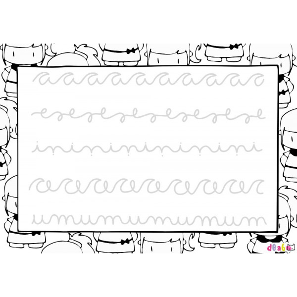 traç vocals lletra lligada