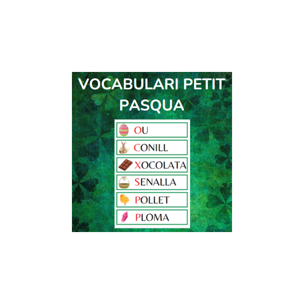 Vocabulari petit PASQUA