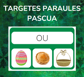 Targetes paraules PASQUA