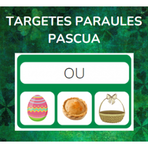 Targetes paraules PASQUA