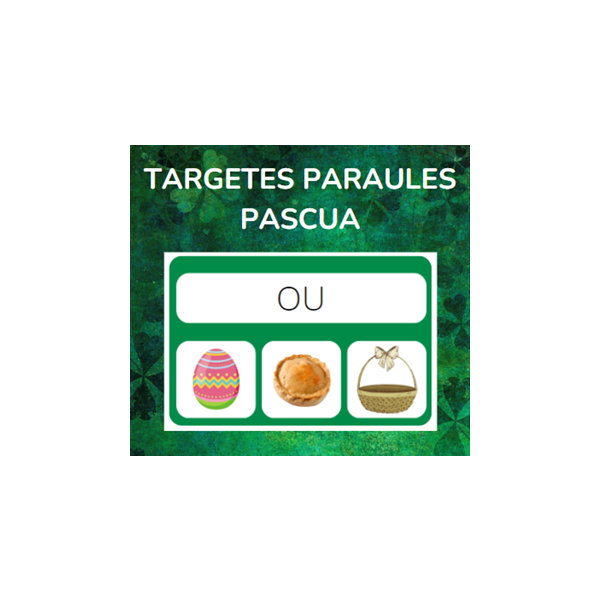 Targetes paraules PASQUA