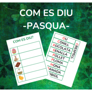 COM ES DIU? - PASQUA