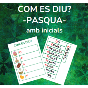 COM ES DIU? amb inicial - PASQUA