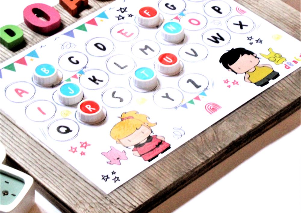 Làmines per treballar l'abecedari