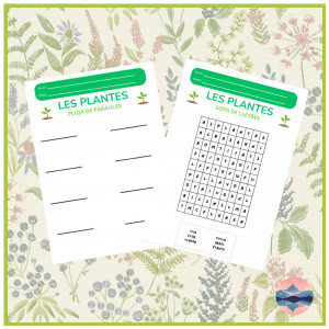 PLUJA DE PARAULES LES PLANTES