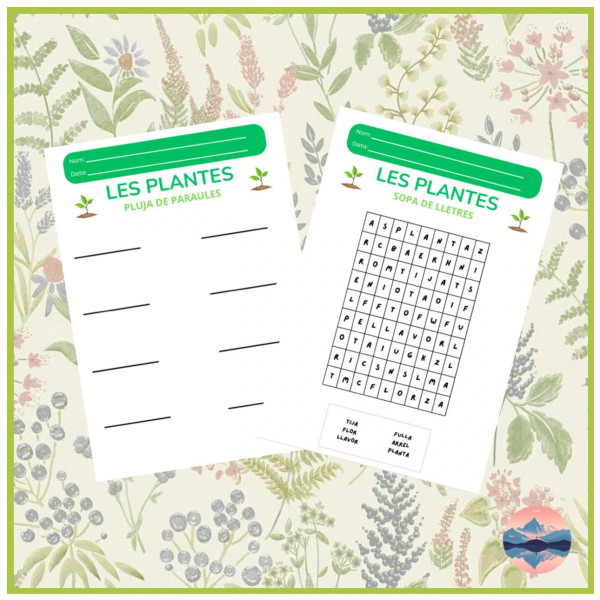 PLUJA DE PARAULES LES PLANTES