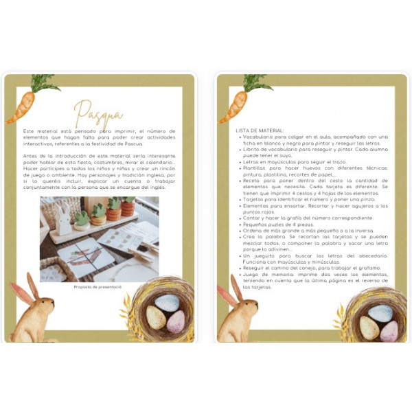 CAST MATERIAL RINCÓN DE PASCUA