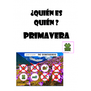 ¿Quién es quién? - primavera