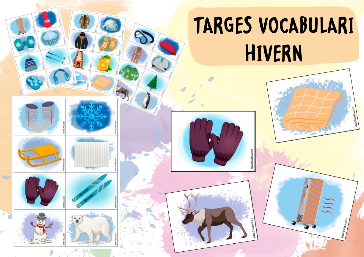 Targes vocabulari hivern