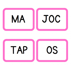 LECTOESCRIPTURA: SERIE ROSA MONTESSORI