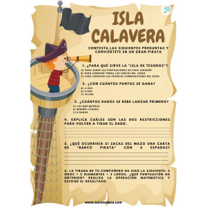 Comprensión lectora "Isla Calavera"