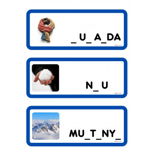 QUINES LLETRES FALTEN? HIVERN