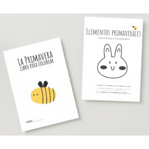 La Primavera: libro para colorear