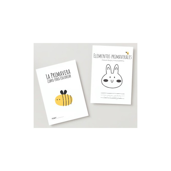 La Primavera: libro para colorear