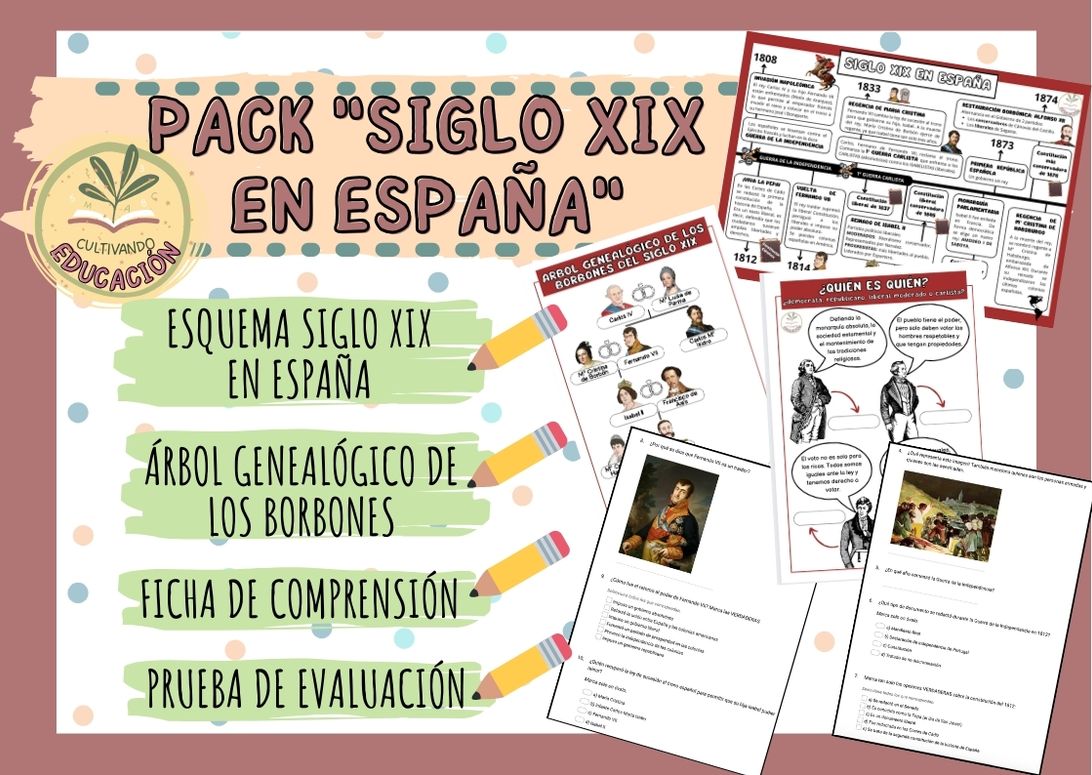 PACK "ESPAÑA EN EL SIGLO XIX"