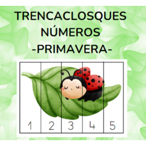 Trencaclosques números PRIMAVERA