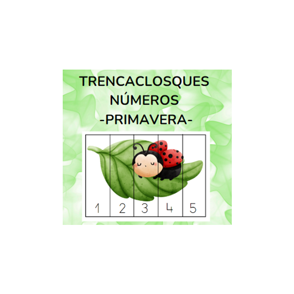 Trencaclosques números PRIMAVERA