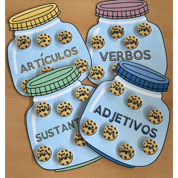 Tarros de categorías gramaticales