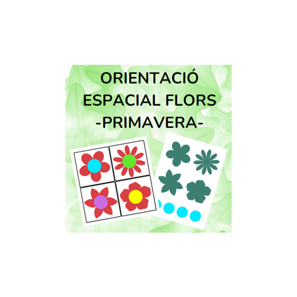 Orientació espacial flors PRIMAVERA