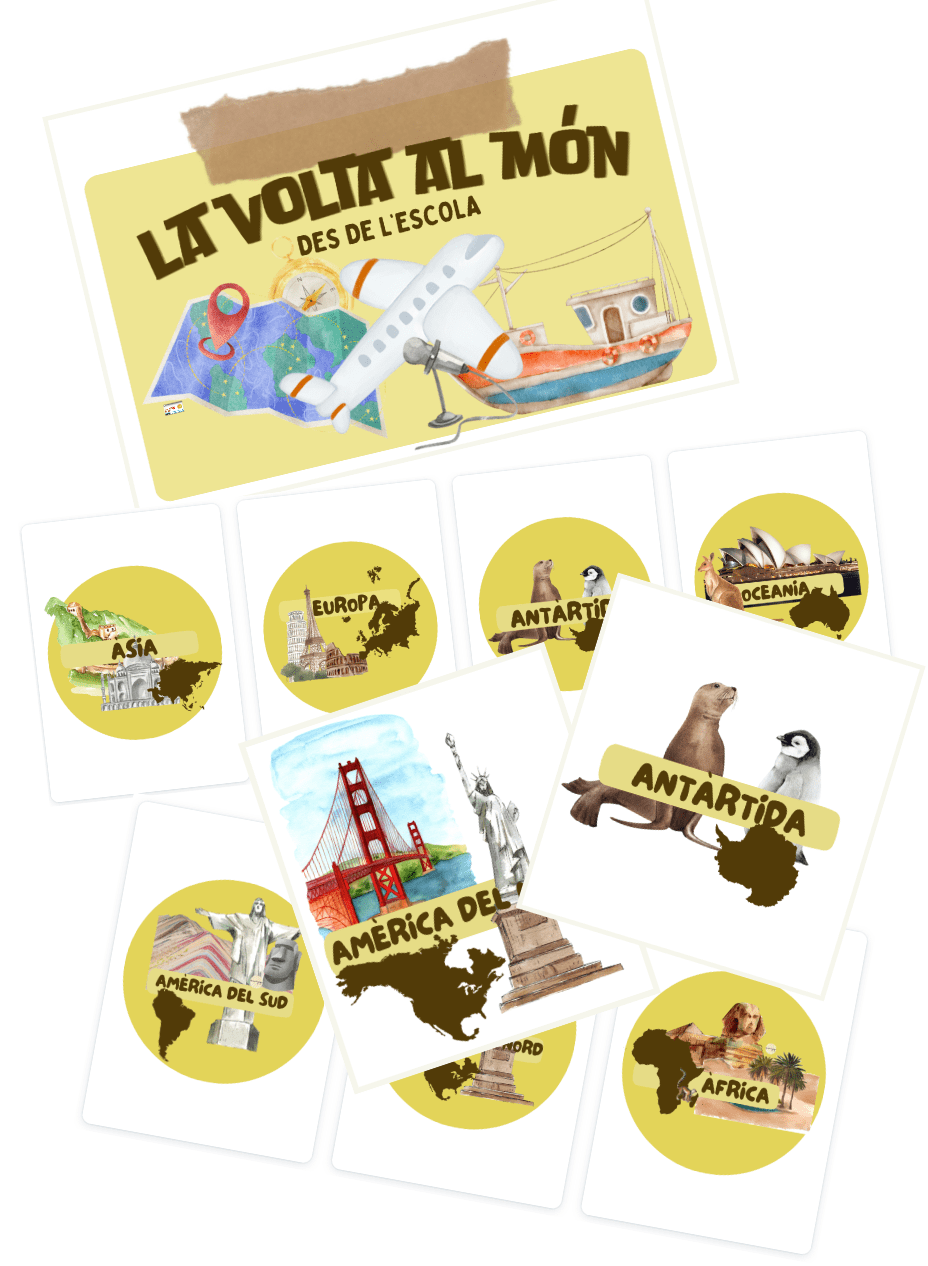 CARTELLERIA CONTINENTS (LA VOLTA AL MÓN)