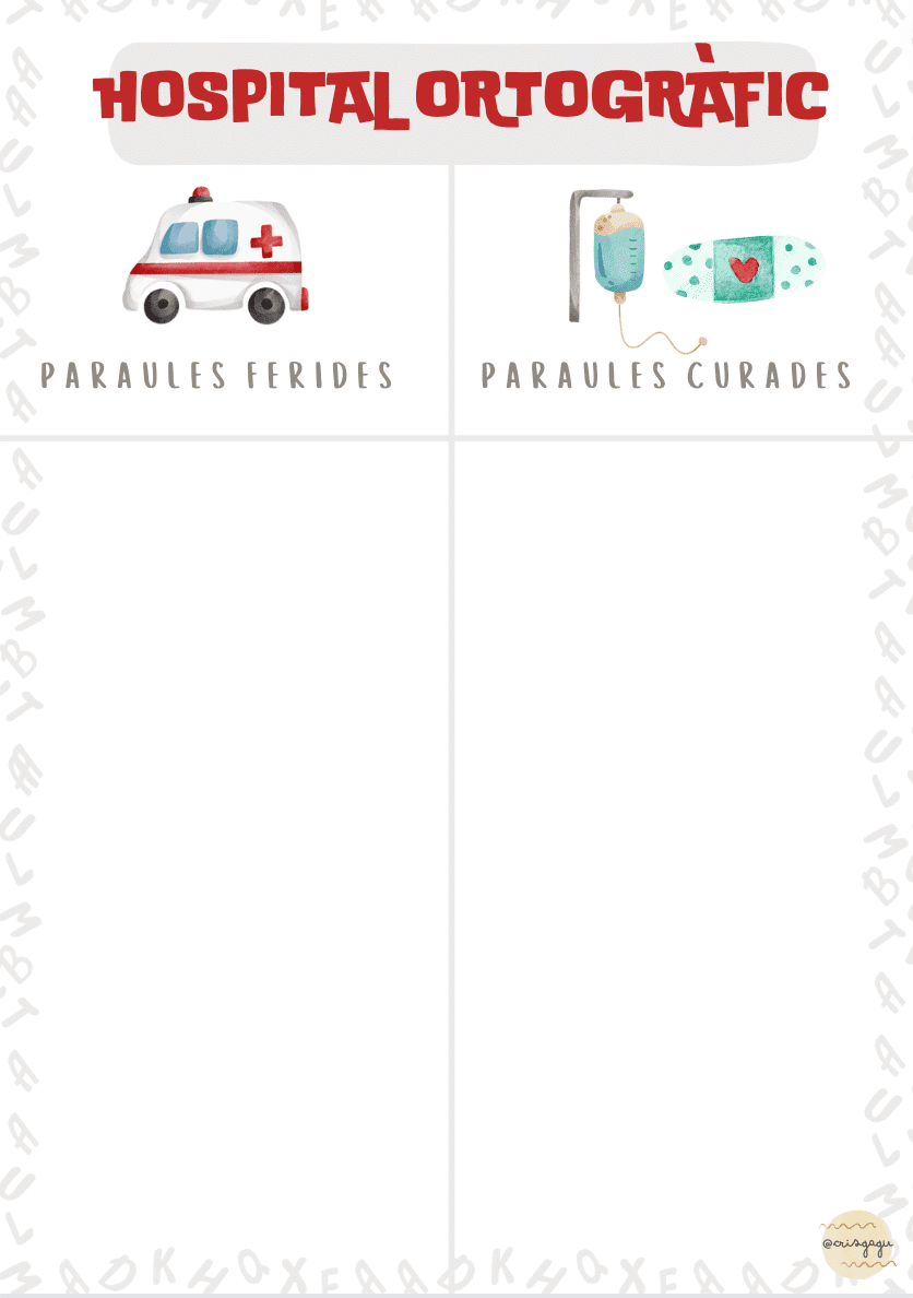 HOSPITAL ORTOGRÀFIC
