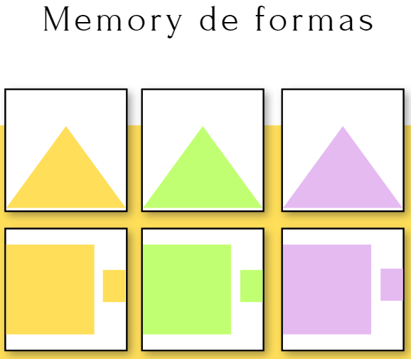MEMORY DE FORMAS