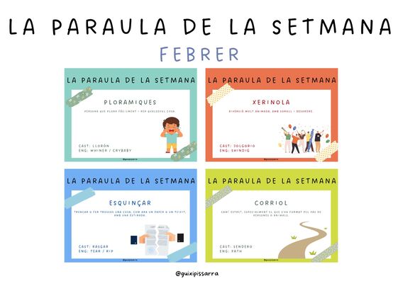 Paraula de la setmana - Febrer II