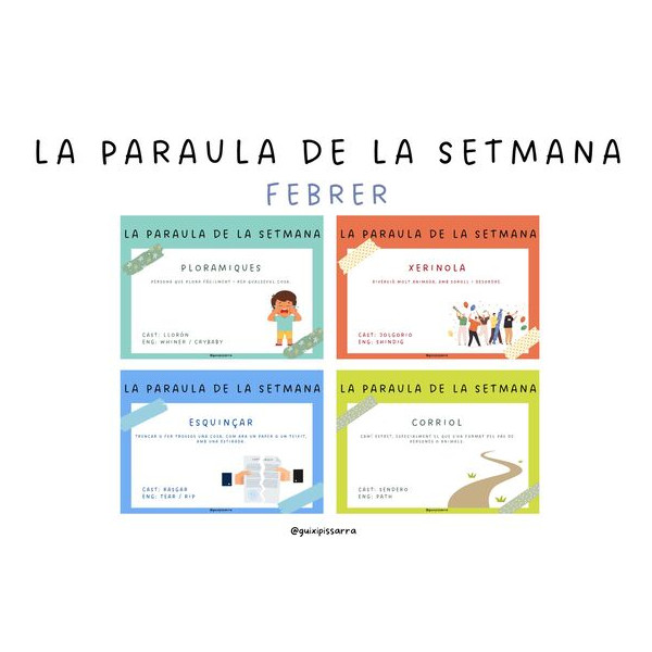 Paraula de la setmana - Febrer II