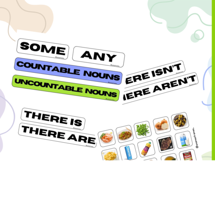 Some / Any (countable & uncoutable nouns)