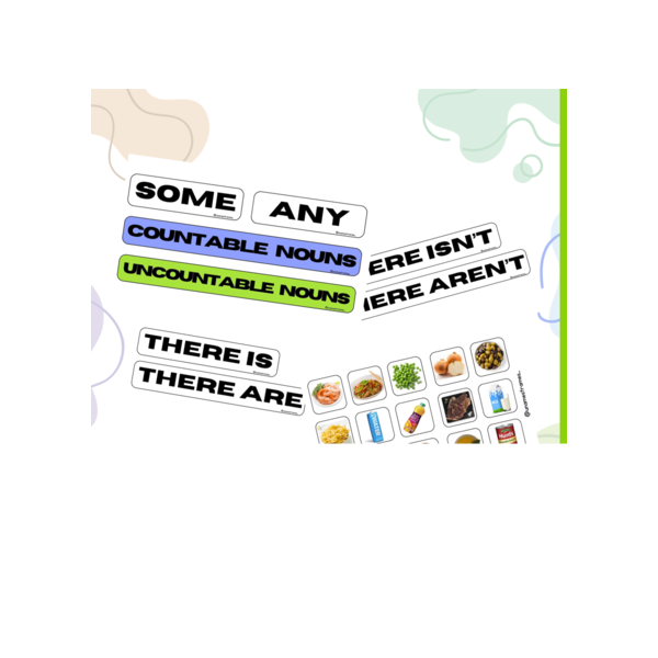 Some / Any (countable & uncoutable nouns)