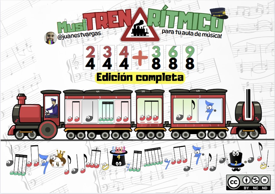 MusiTREN Rítmico - Pack Completo (2/4, 3/4, 4/4, 3/8, 6/8 y 9/8)