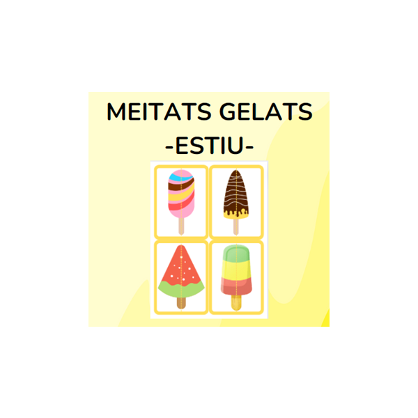 MEITATS GELATS - ESTIU
