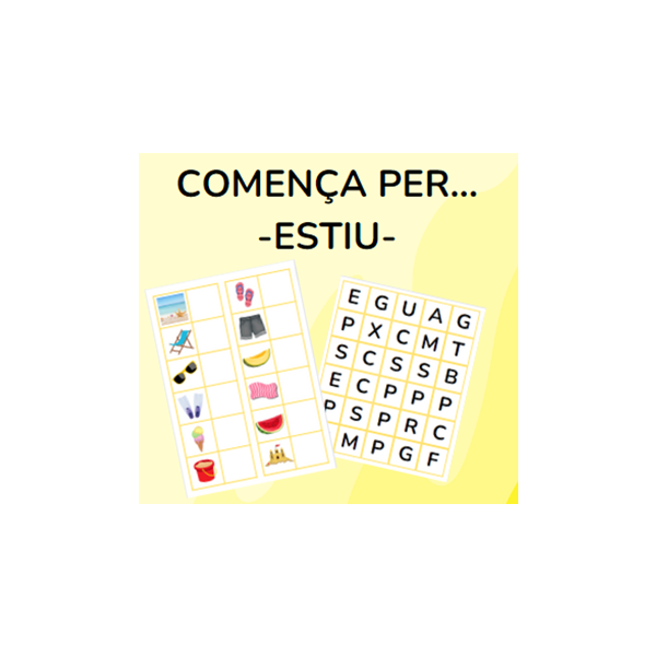 COMENÇA PER... - ESTIU