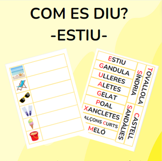 COM ES DIU? - ESTIU