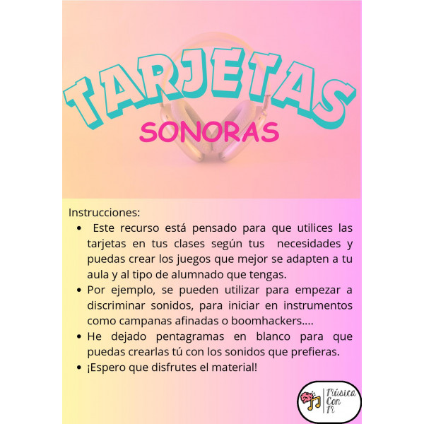 Tarjetas sonoras