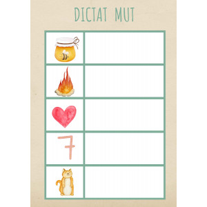 DICTAT MUT PARAULES CURTES