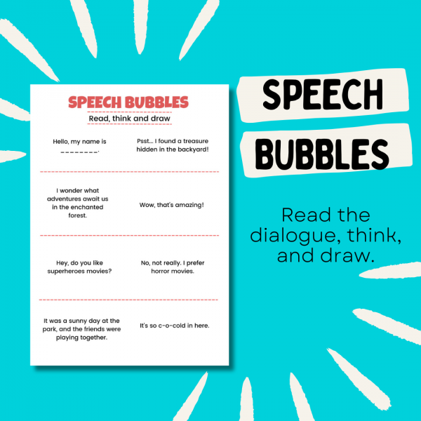 El cómic. Speech bubbles.