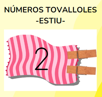 Números tovalloles ESTIU