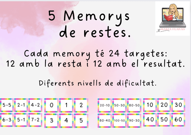 5 MEMORYS RESTAS.