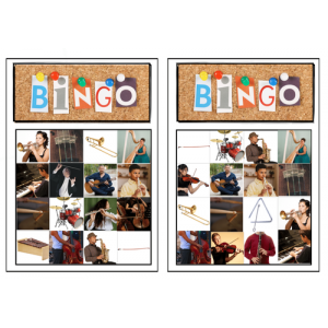 Musical Instruments Bingo (English/català/español, français...)