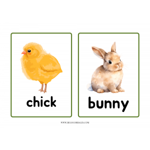 Easter vocabulary flashcards