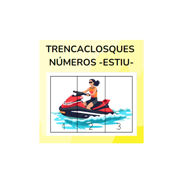Trencaclosques números ESTIU