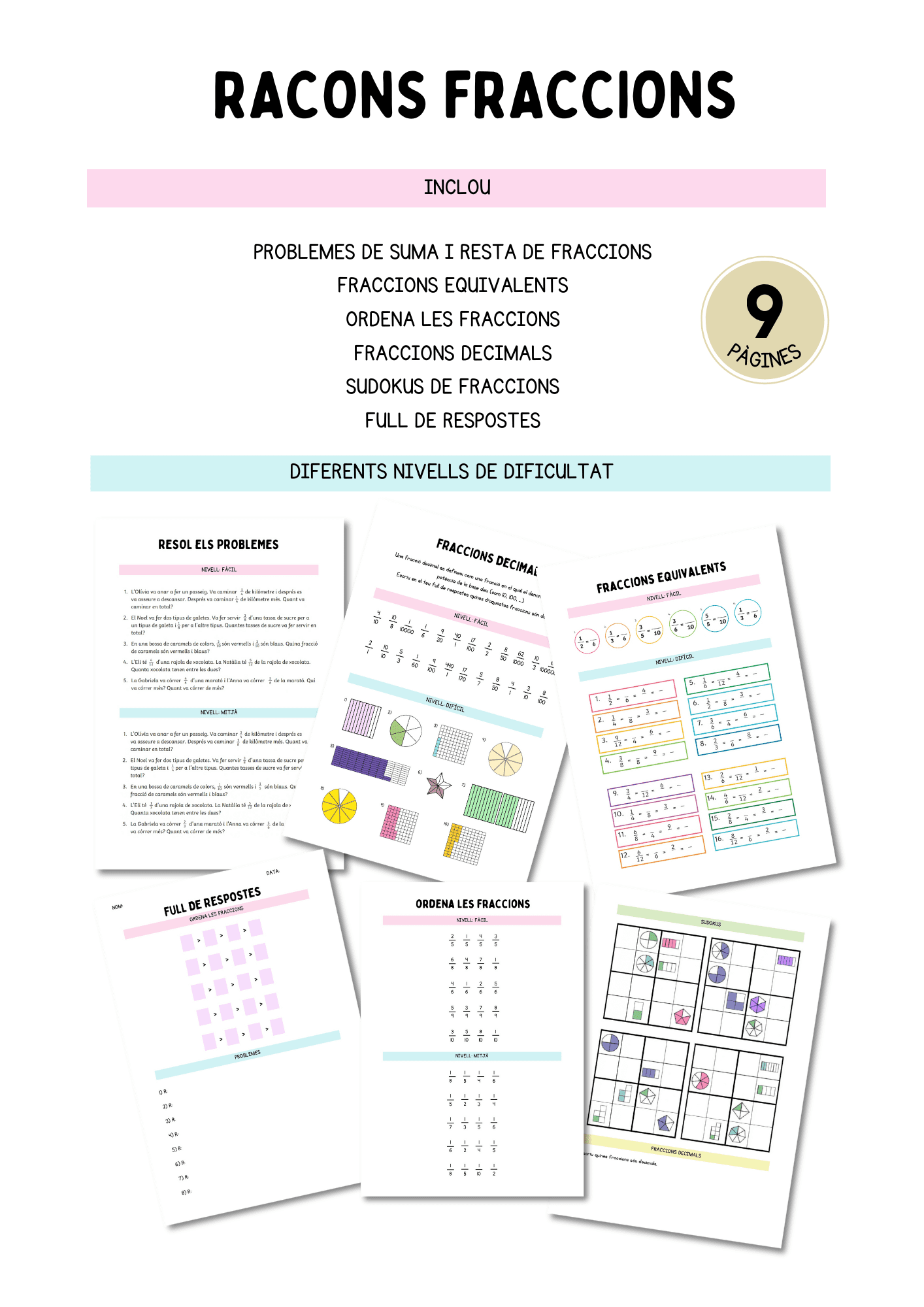 RACONS FRACCIONS - CS